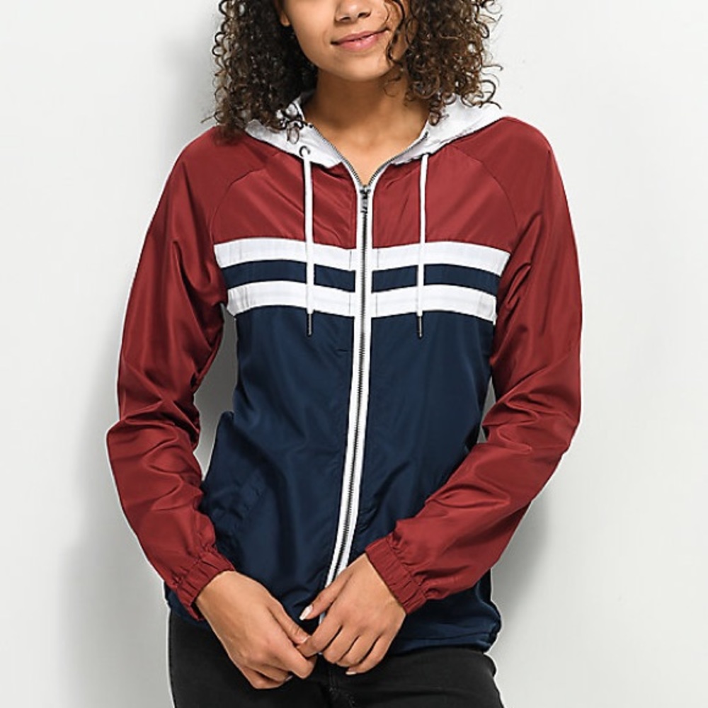 Zine Marina Red, White&Blue Windbreaker